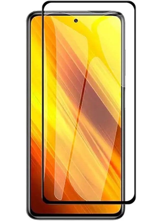 Screen Protector For Xiaomi Poco X3/X3 Pro , 5D  Tempered Glass Protector 9H Hardness, Bubble Free, HD Clear Xiaomi Poco X3/X3 Pro Screen Protector